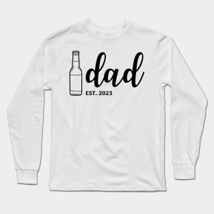 Dad 2023 with beer bottle Long Sleeve T-Shirt